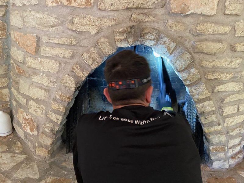 Chimney sweep service